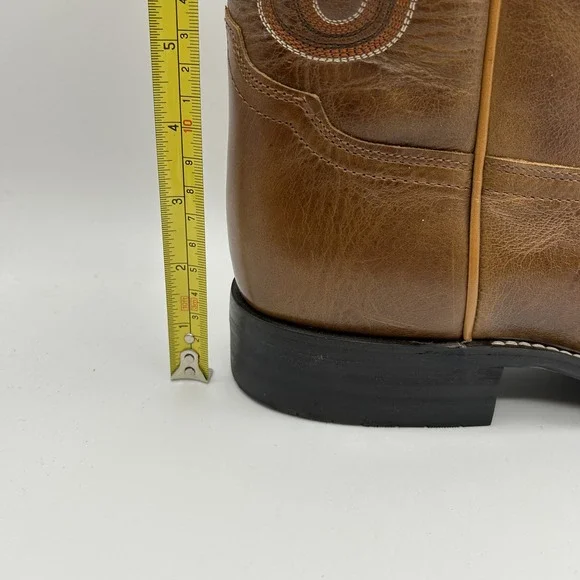 Cody James Boots Mens Size 13D BCJFA18P2 Western Cowboy Square Toe Leather Brown - Picture 13 of 15